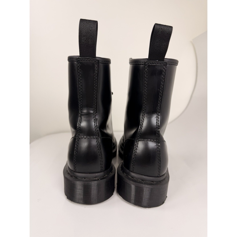 Dr. Martens 1460 Mono Smooth Black Leather Boots Men's 4 Women's 5 - Picture 10 of 14